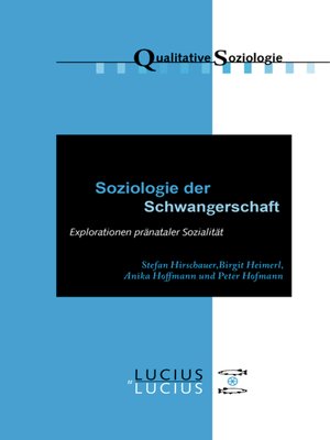 cover image of Soziologie der Schwangerschaft